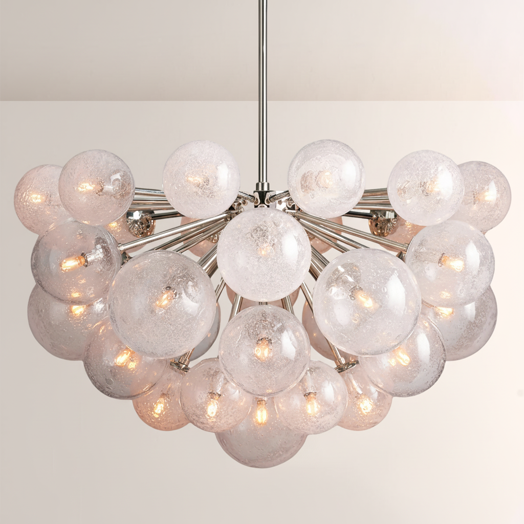 Mandora Glass Chandelier - kimoylights