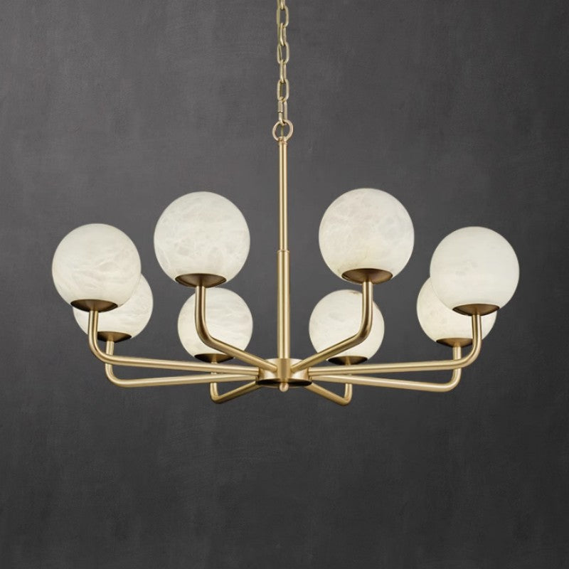 Alabaster Celestia Chandelier - thebelacan
