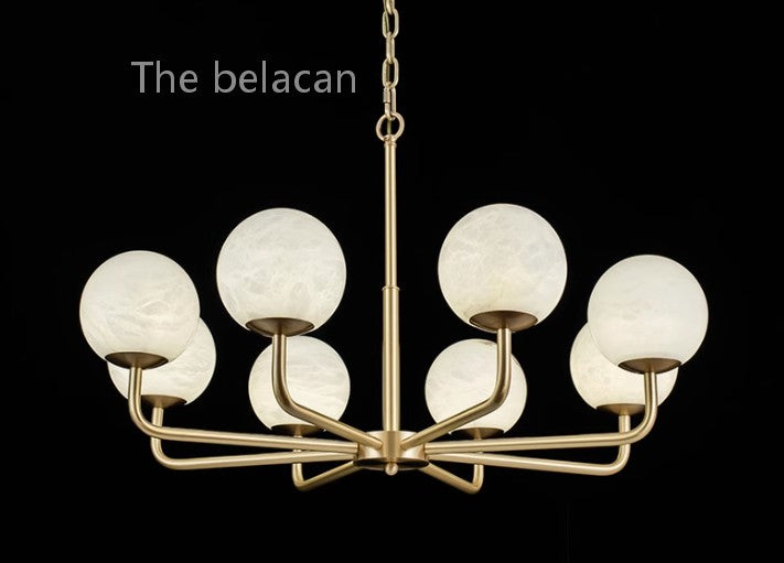 Alabaster Celestia Chandelier - thebelacan