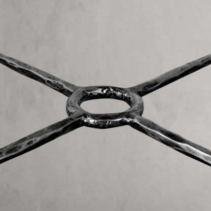 Thalderus Mabrble Square Side Table 18" 22"