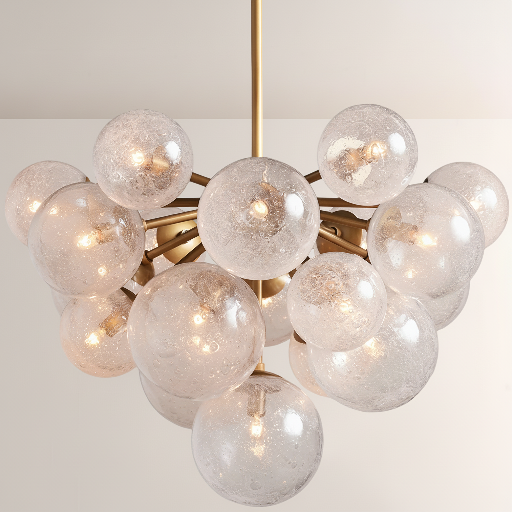Mandora Glass Chandelier - kimoylights