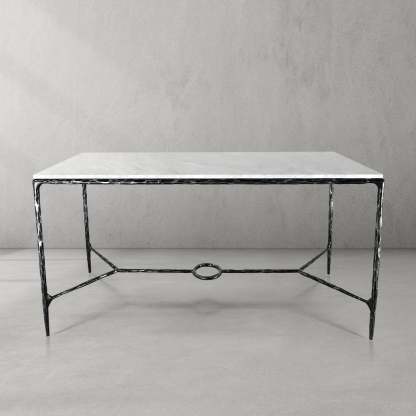 Thalderus Rectangle Marble Desk
