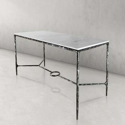 Thalderus Rectangle Marble Desk