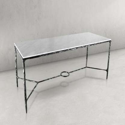 Thalderus Rectangle Marble Desk