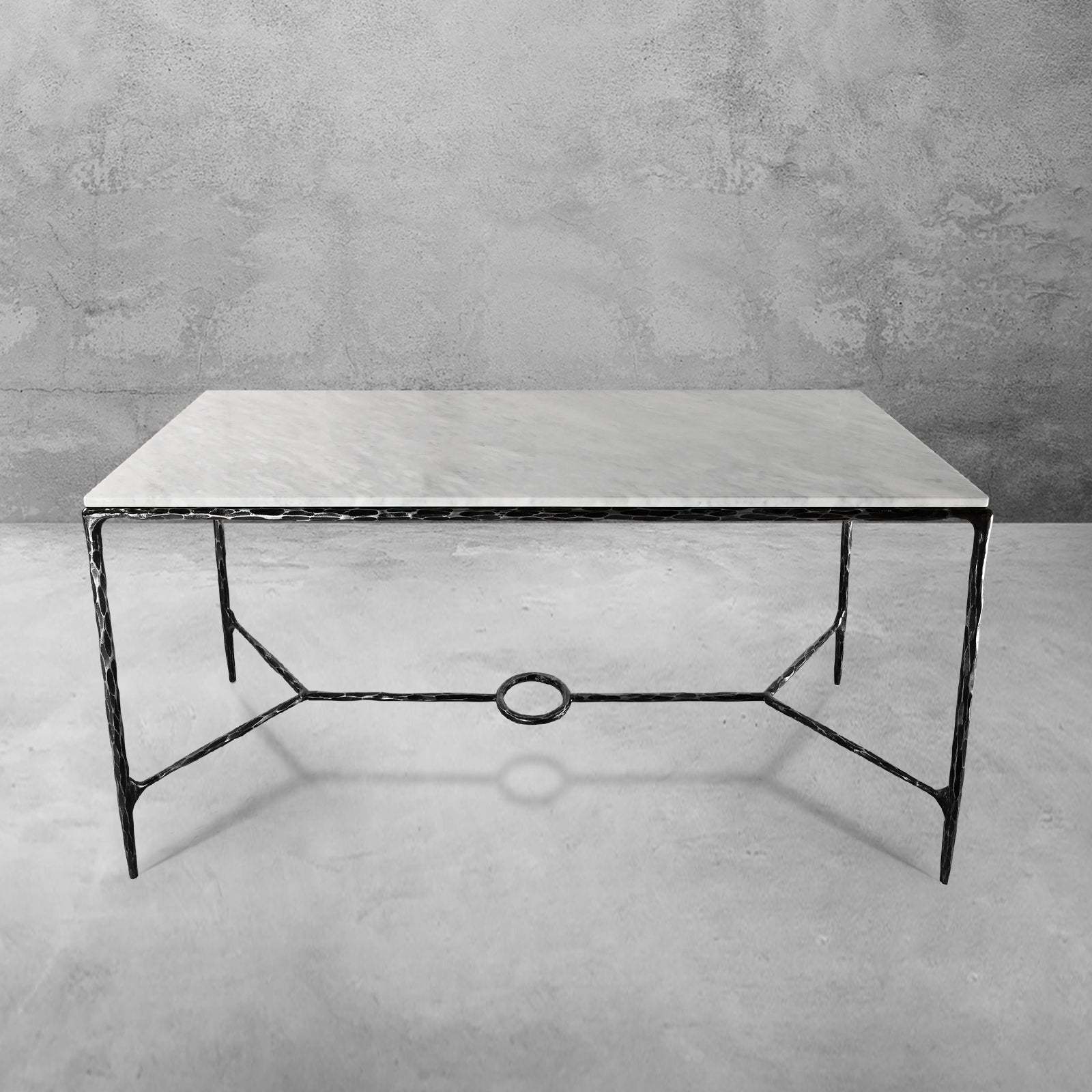 Thalderus Rectangle Marble Desk