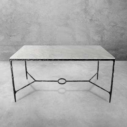 Thalderus Rectangle Marble Desk