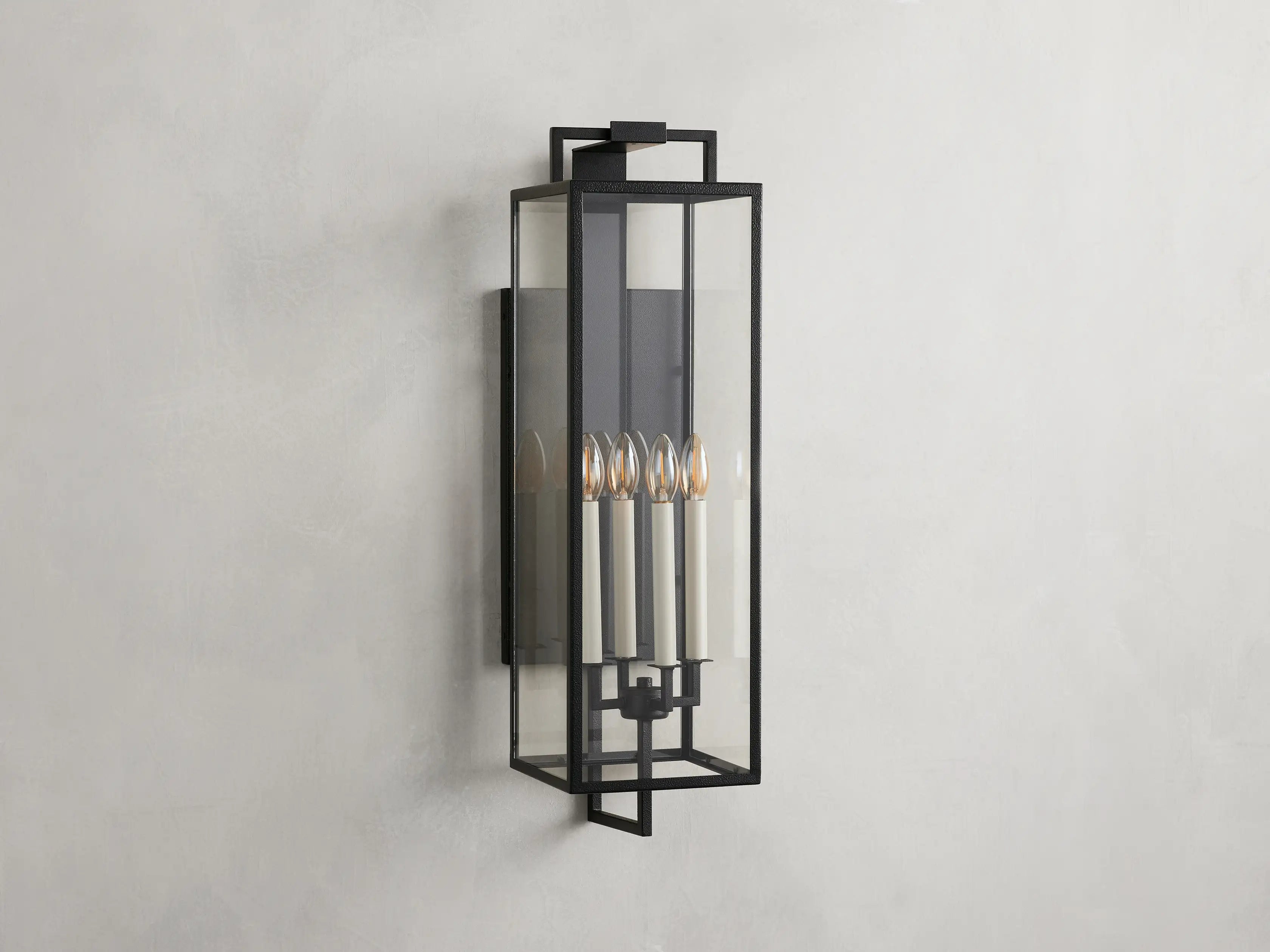 Hendrixa 29" Outdoor Wall Sconce