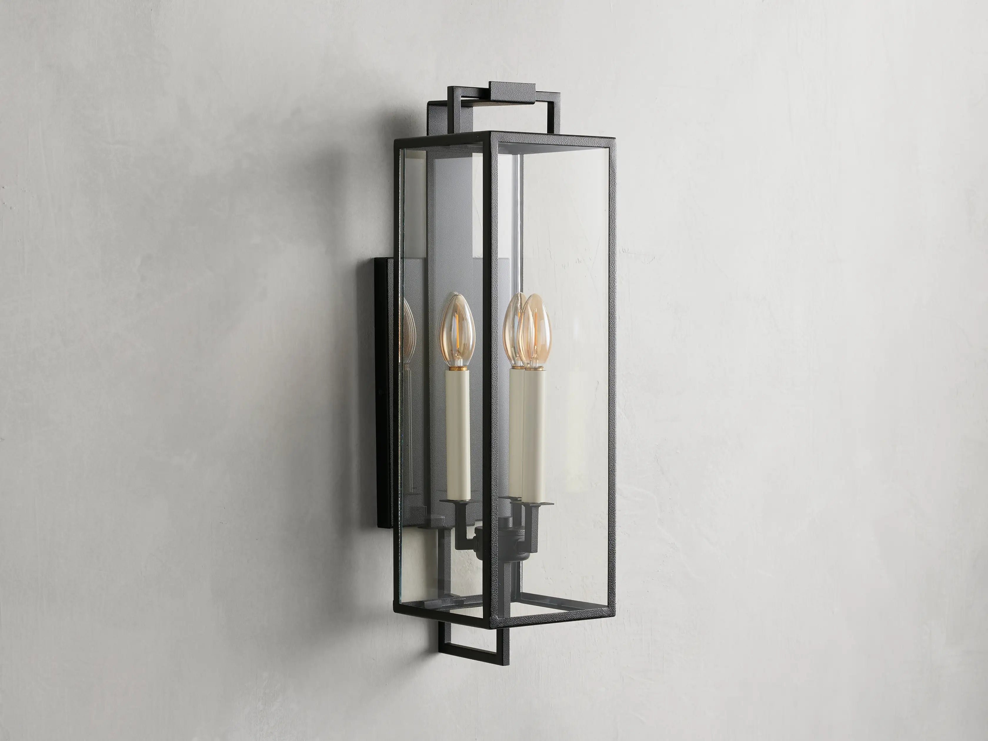Hendrixa 22" Outdoor Wall Sconce