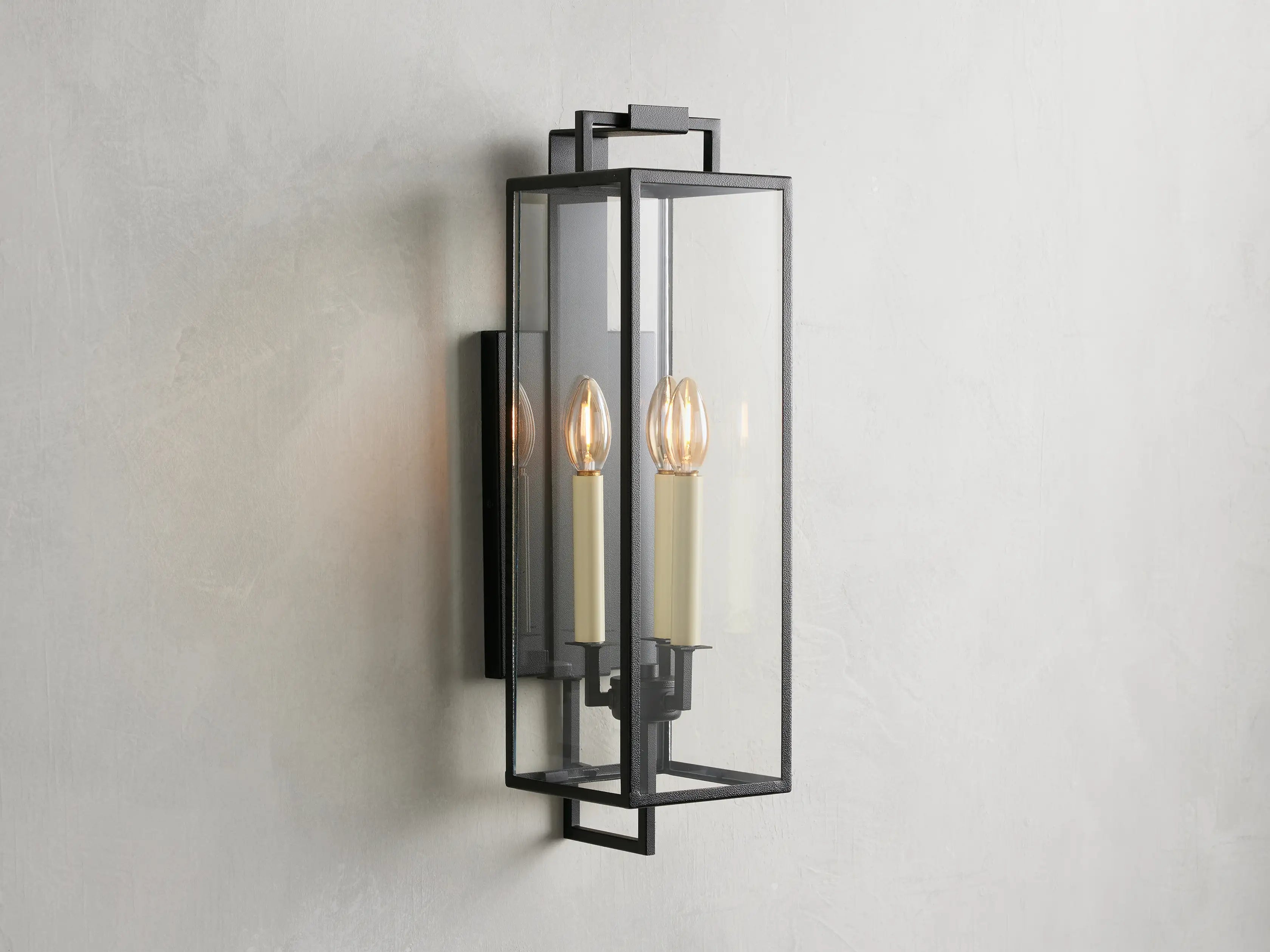 Hendrixa 22" Outdoor Wall Sconce