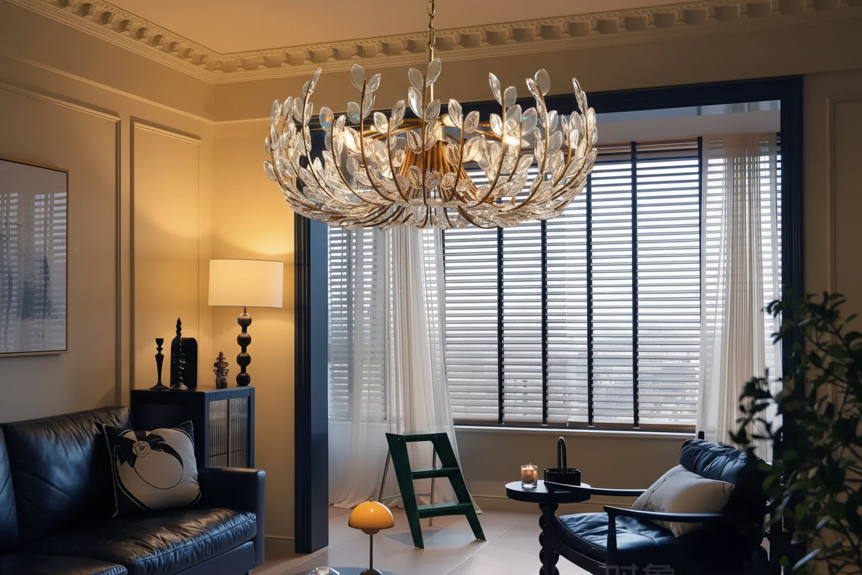 Adela 6 Light Chandelier 26" - kimoylights