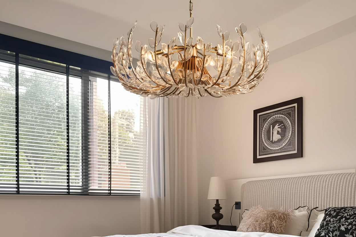 Adela 6 Light Chandelier 26" -kimoylights