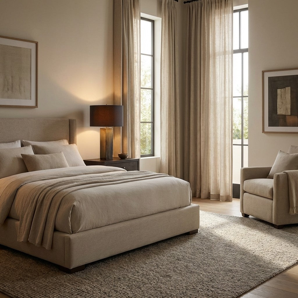 Adren Linen Table Lamp