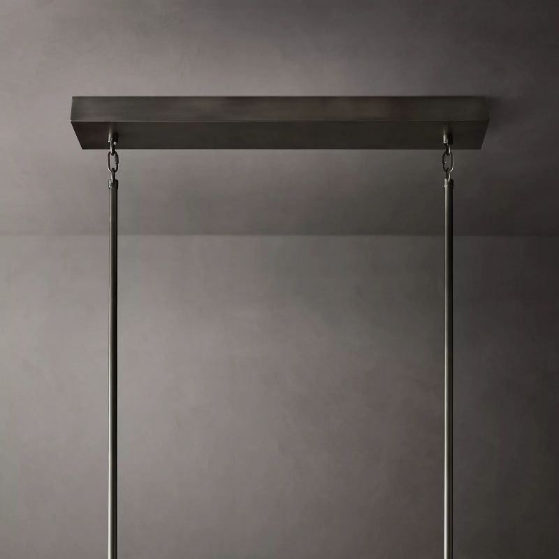 Aka Wine-glass Rectangular Chandelier 54"- kimoylights