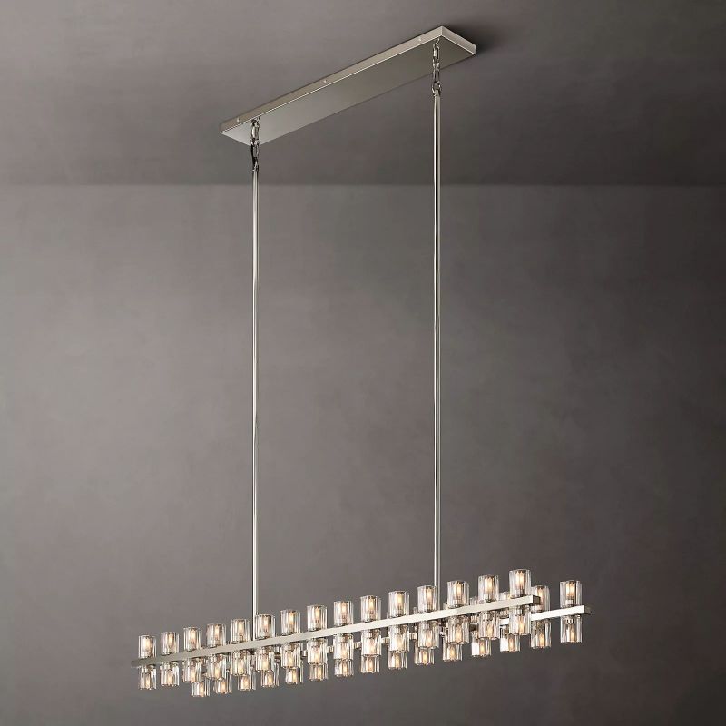 Brachor Rectangular Chandelier 54" - kimoylights