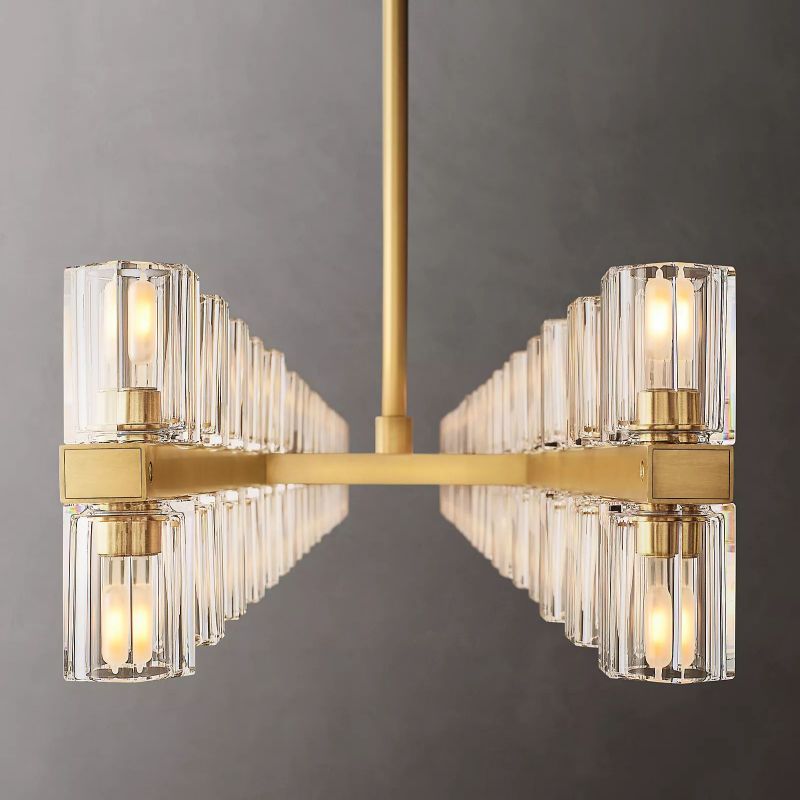 Brachor Rectangular Chandelier 72" - kimoylights