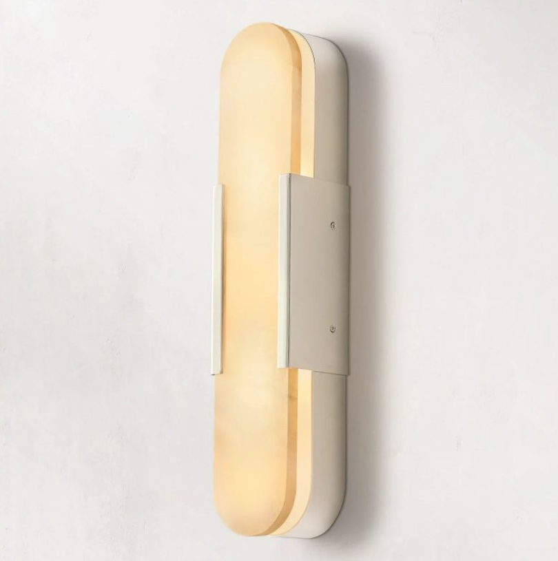 Alabaster Linear Wall Sconce