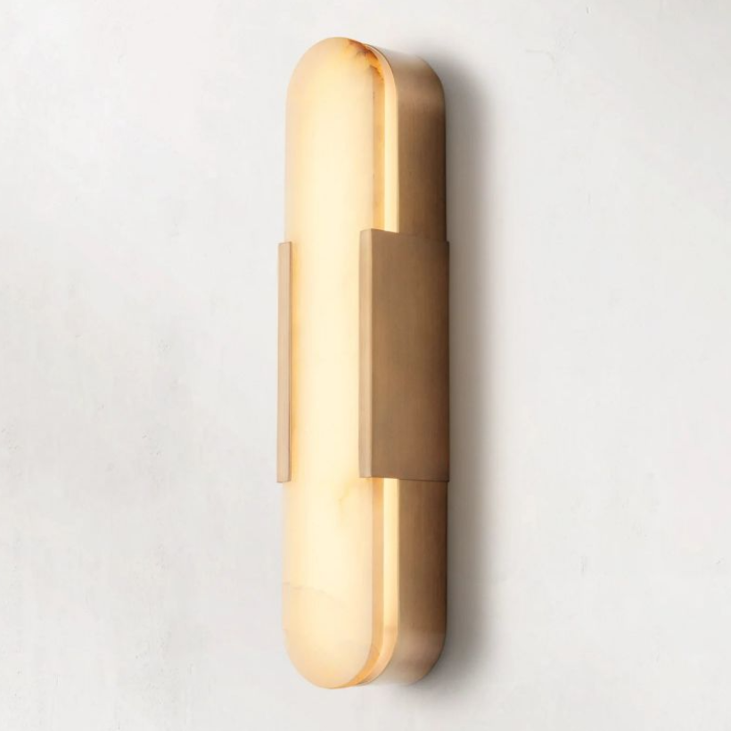 Alabaster Linear Wall Sconce