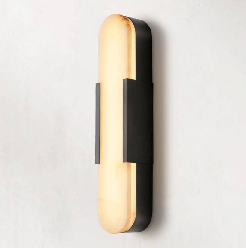 Alabaster Linear Wall Sconce