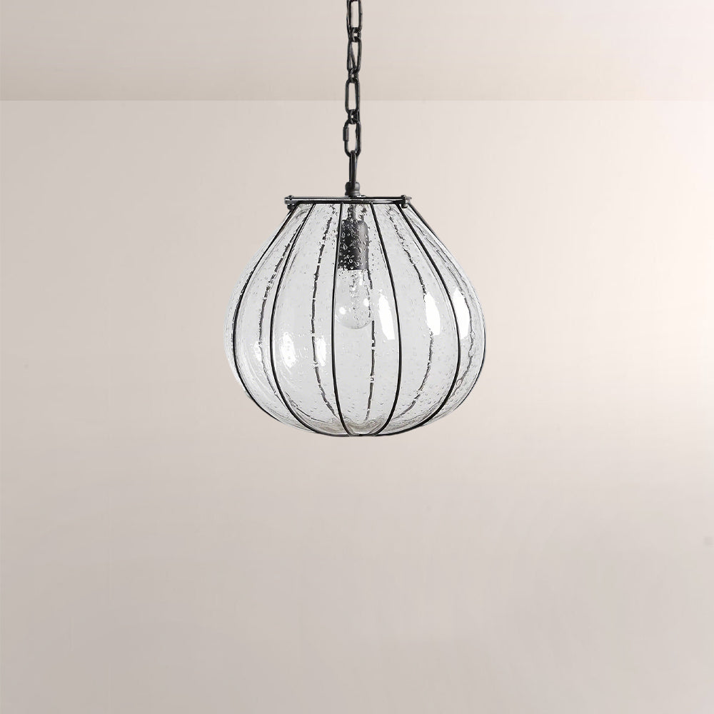 Amira Seeded Glass Gourd Pendant