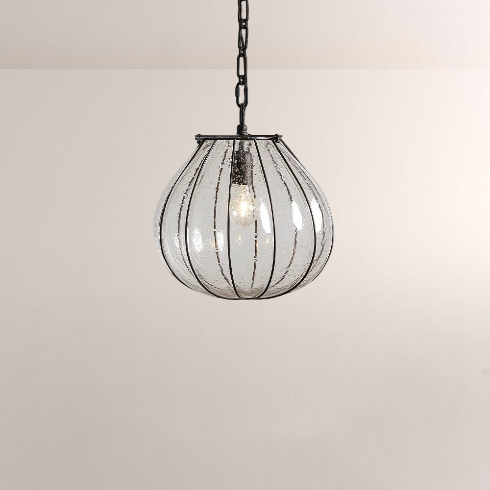 Amira Seeded Glass Gourd Pendant