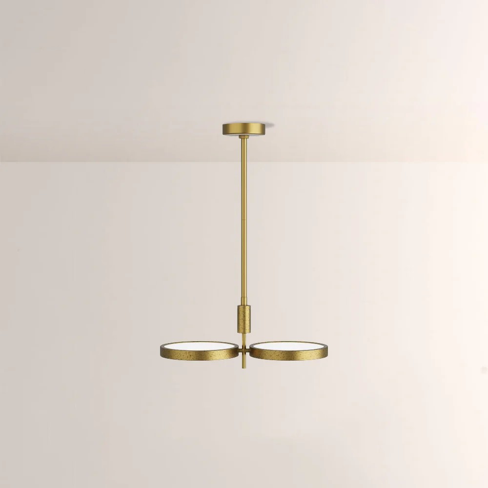 Amorin Dual Shallow Drums Chandelier