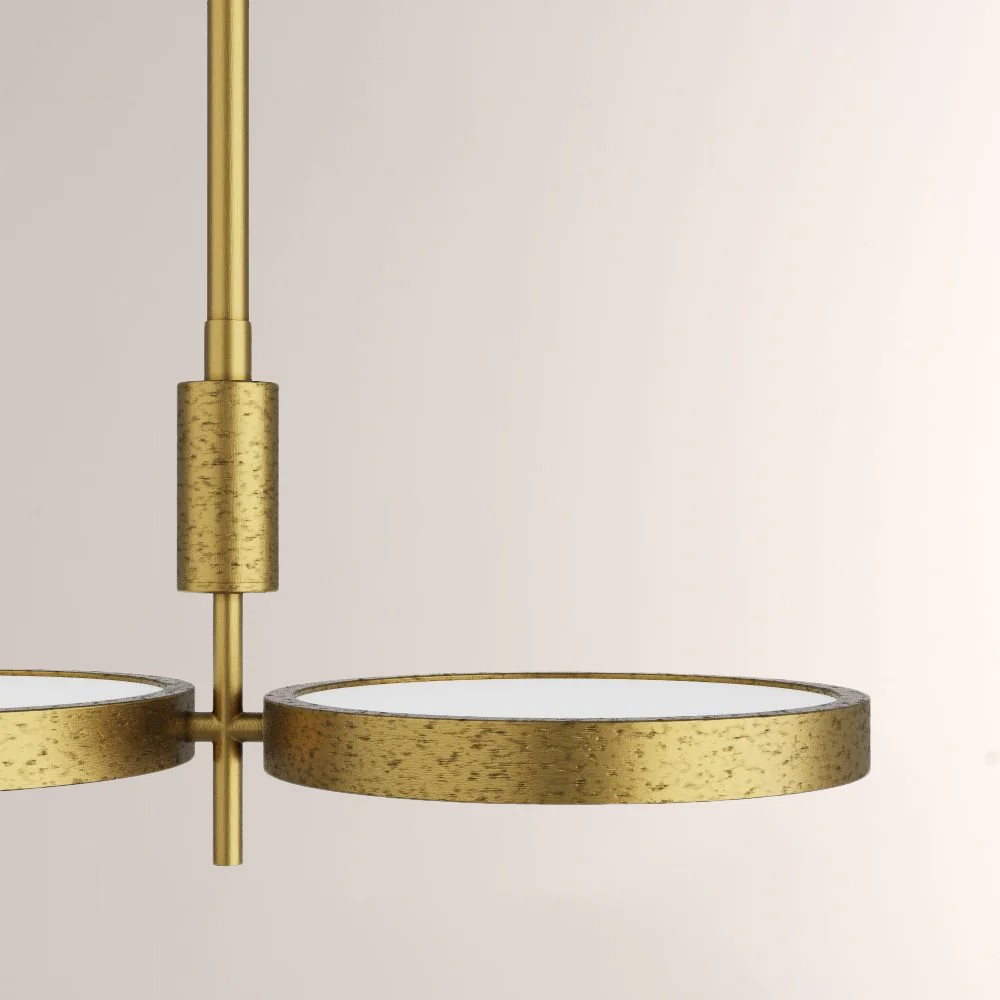 Amorin Dual Shallow Drums Chandelier