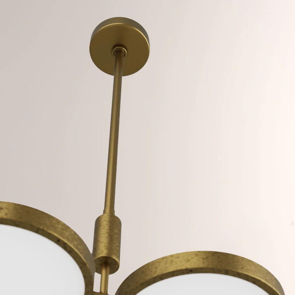 Amorin Dual Shallow Drums Chandelier