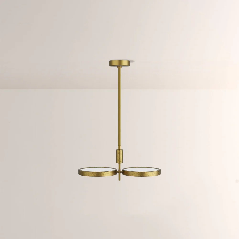 Amorin Dual Shallow Drums Chandelier