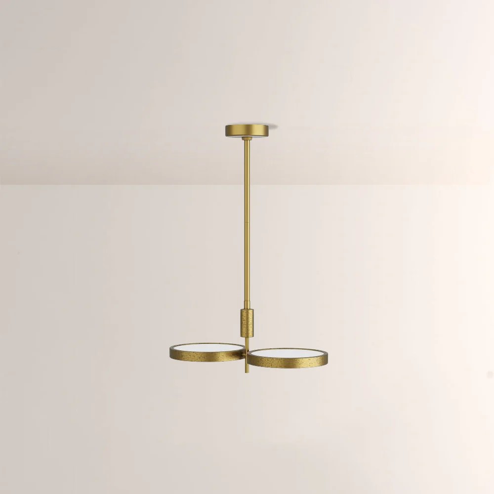 Amorin Dual Shallow Drums Chandelier