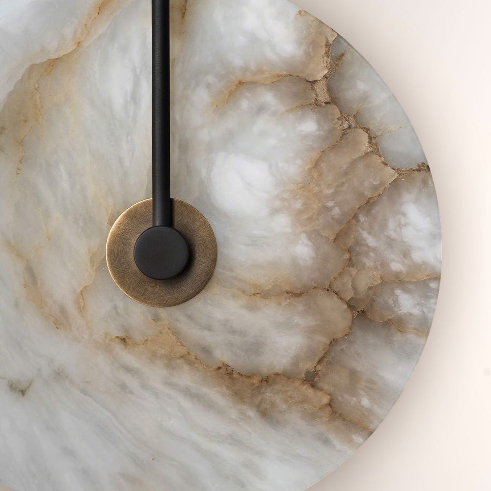 Aperto Marble Disc Luxury Wall Sconce
