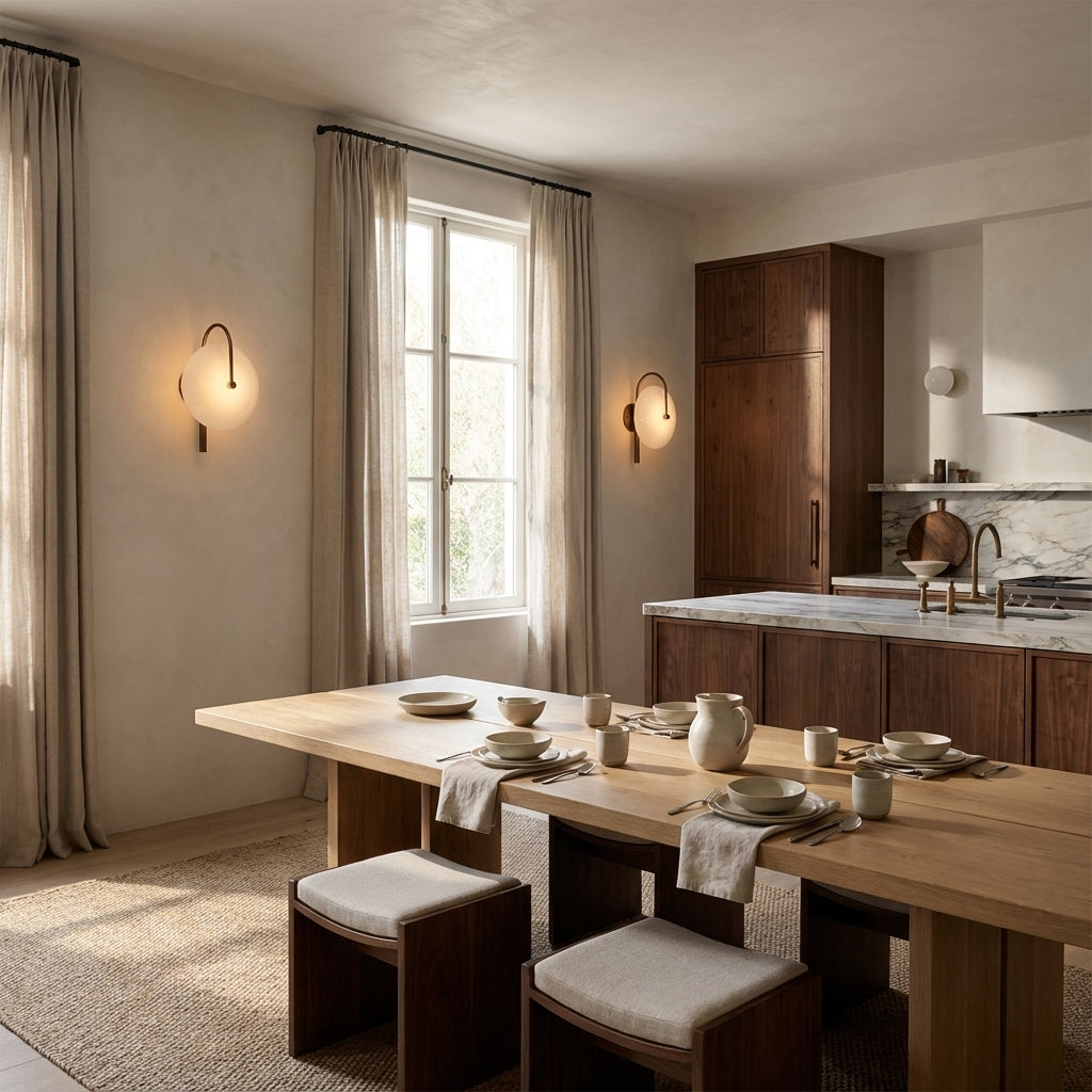 Aperto Orb Glass Bronze Wall Sconce