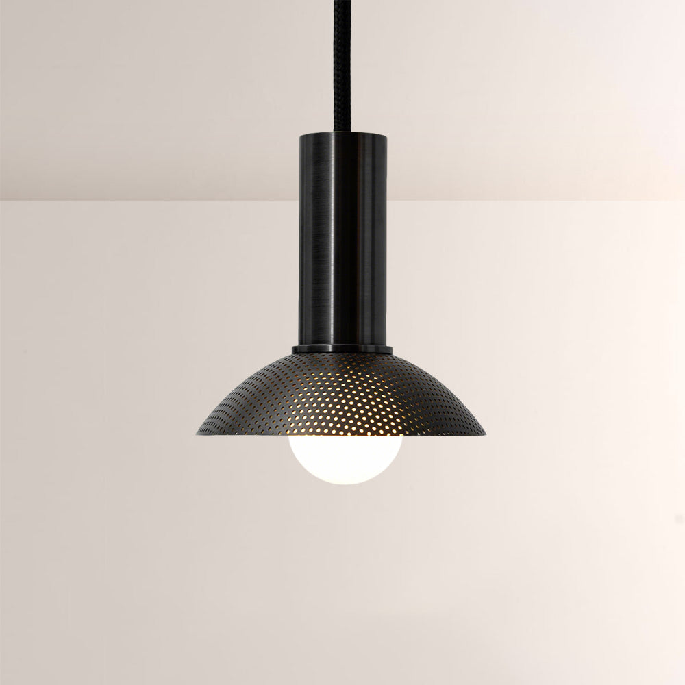 Aperto Perforated Metal Dome Pendant