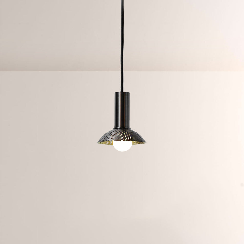 Aperto Perforated Metal Dome Pendant