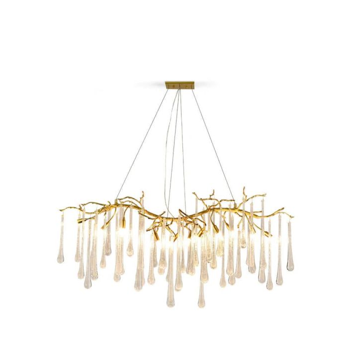 Aqua Makrama Chandeliers - thebelacan