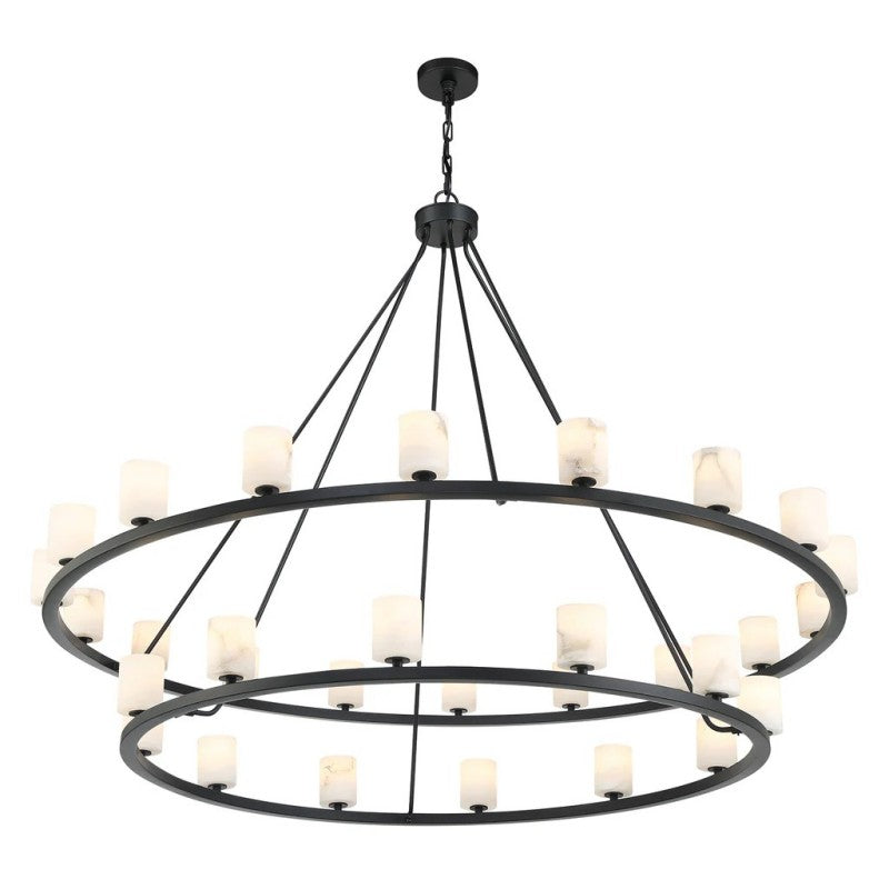 Agron 30 Light Alabaster Chandelier