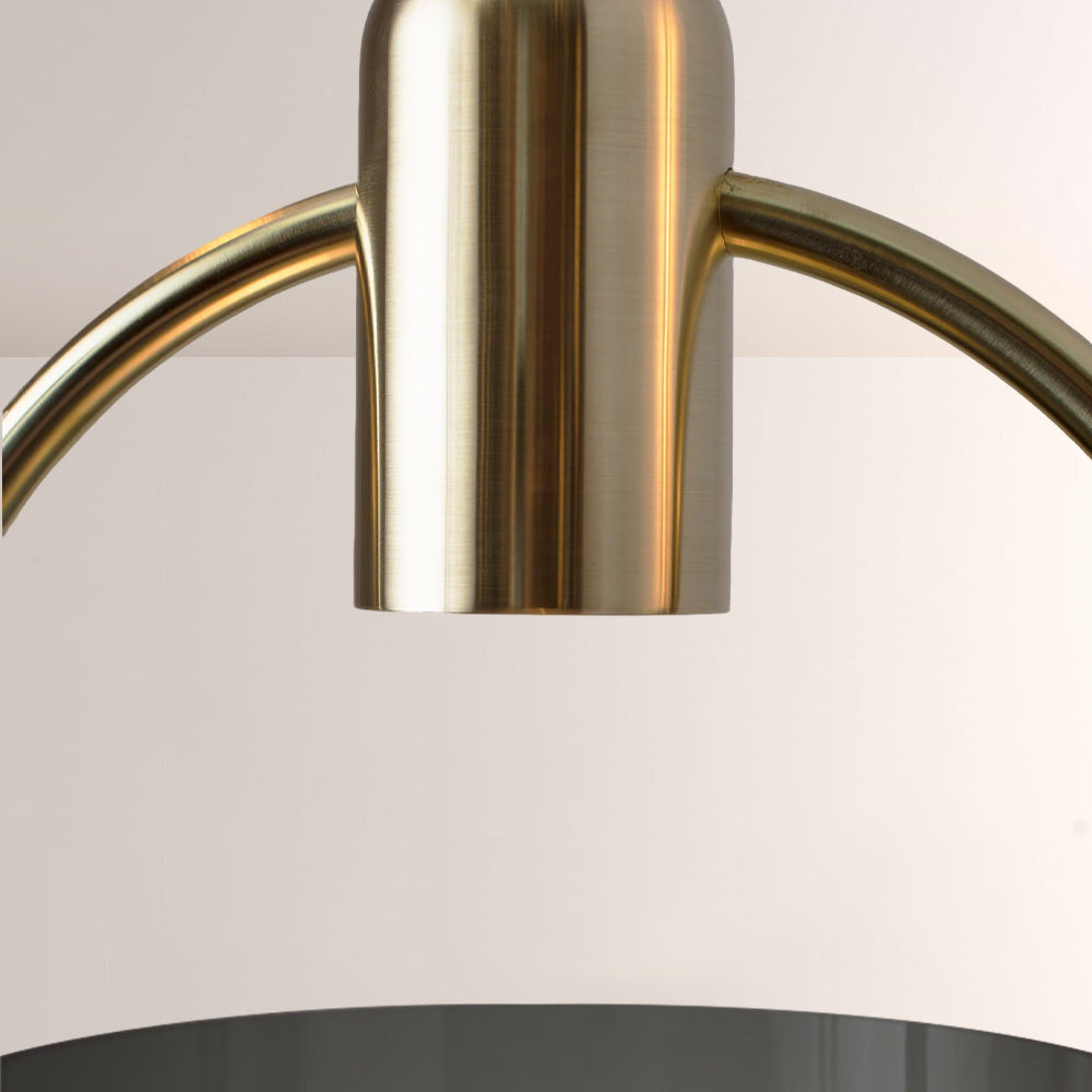 Arcane Dual-Tone Metal Gradient Glass Pendant