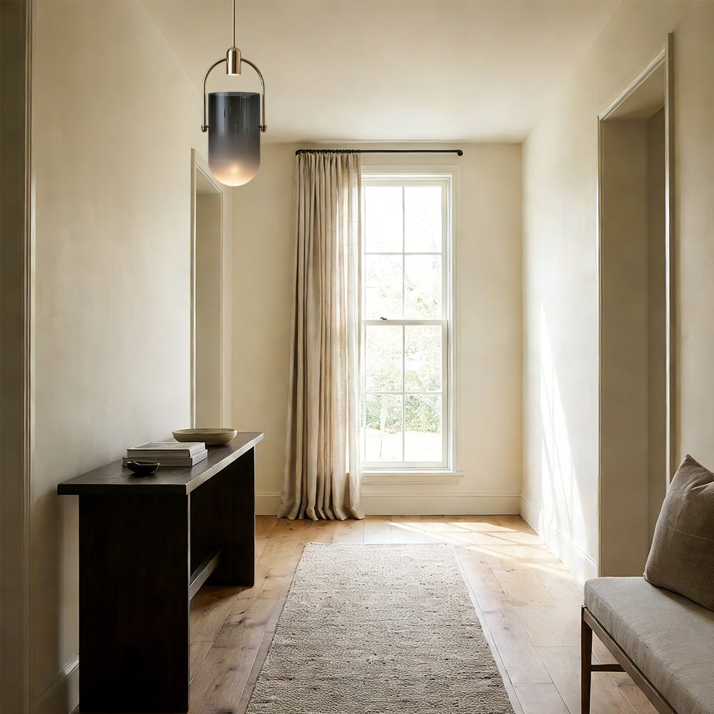 Arcane Dual-Tone Metal Gradient Glass Pendant