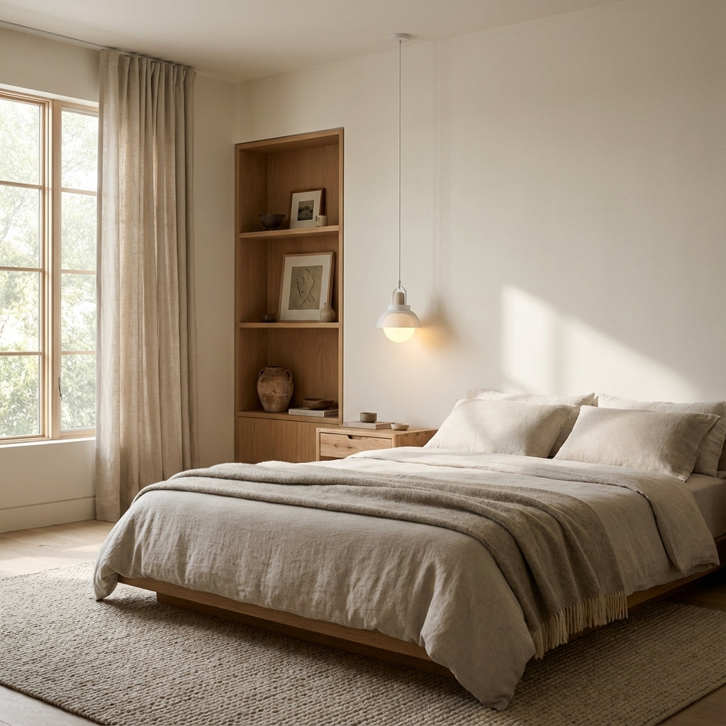 Arcane Perforated Metal Wood Orb Pendant