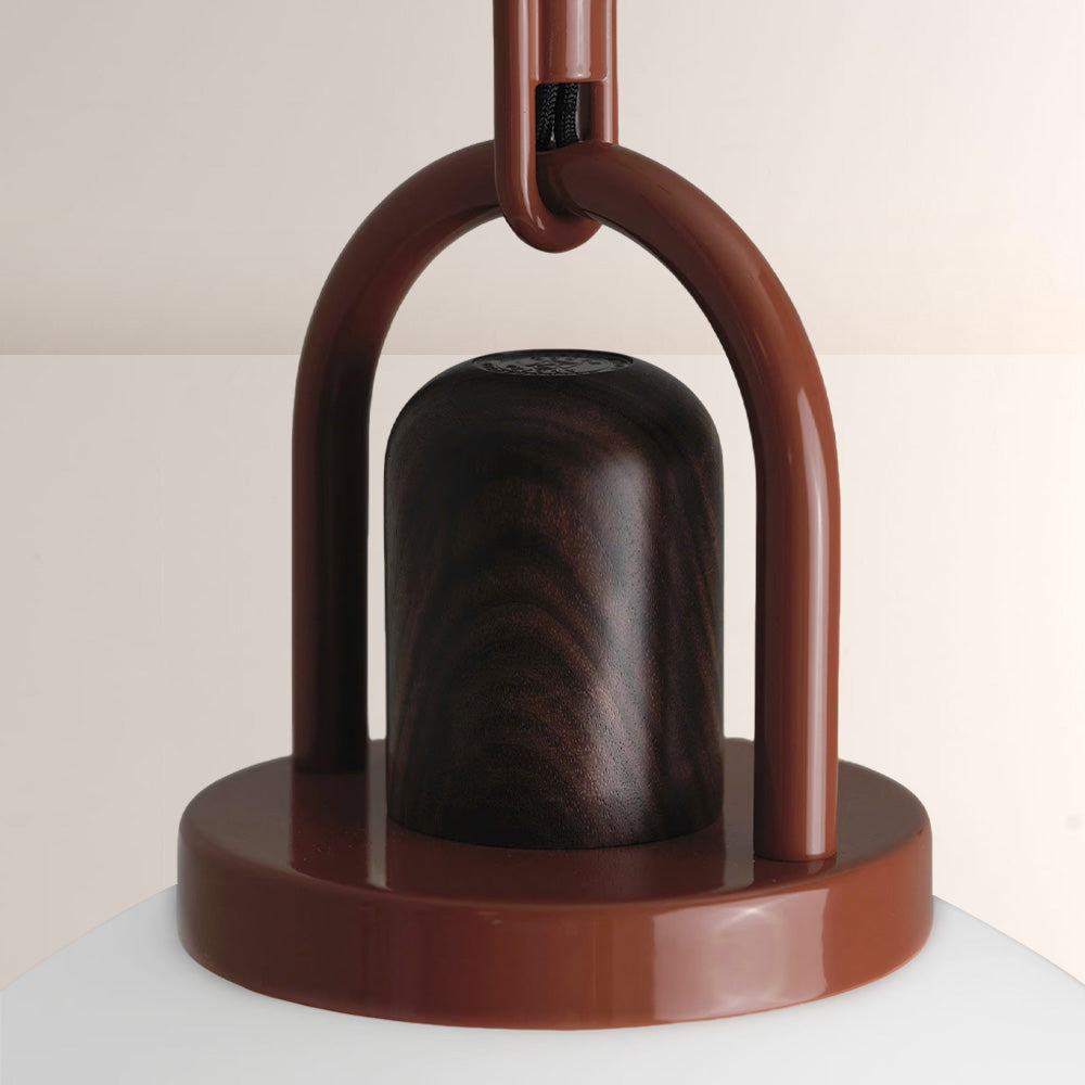 Arcane Wood Multi Tone Metal Orb Pendant