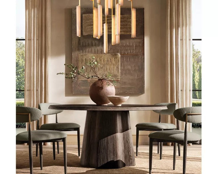 Audor Alabaster Round Chandelier 40" -kimoylights