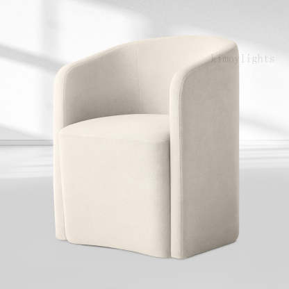 Aurelia Barrelback Fabric Dining Armchair