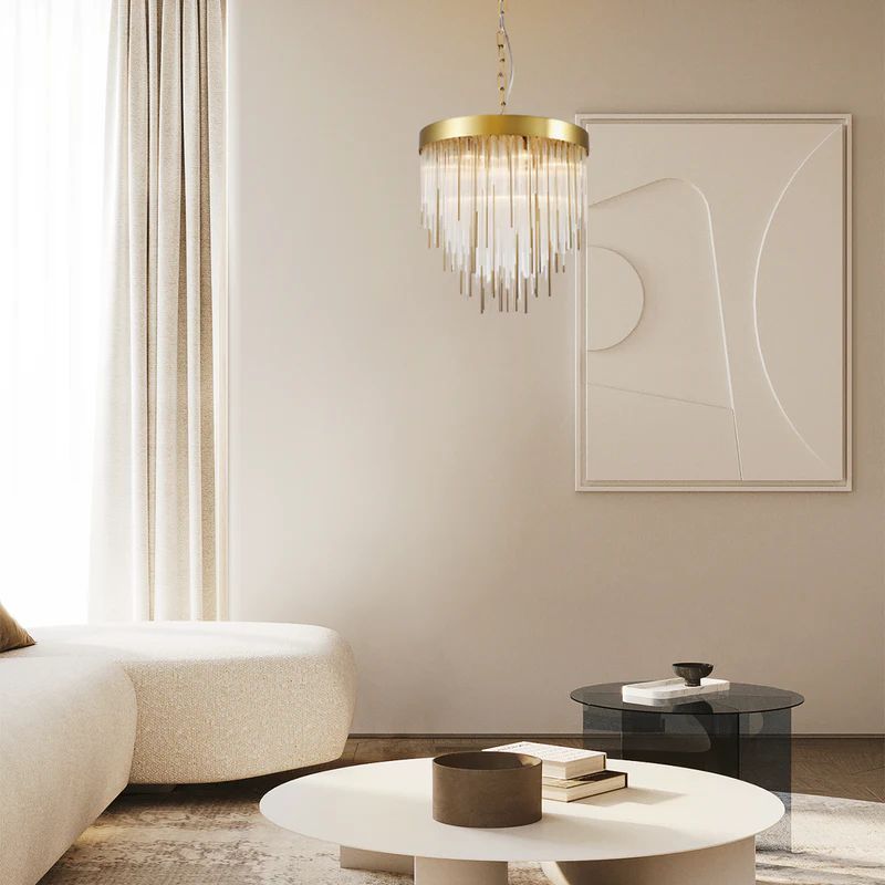 Cascada Waterfall 12-Light Chandelier 30" - thebelacan