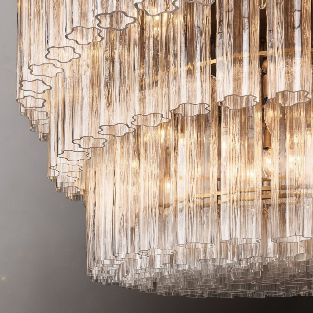 Chelor 3-Tier Round Chandelier 48” - kimoylights