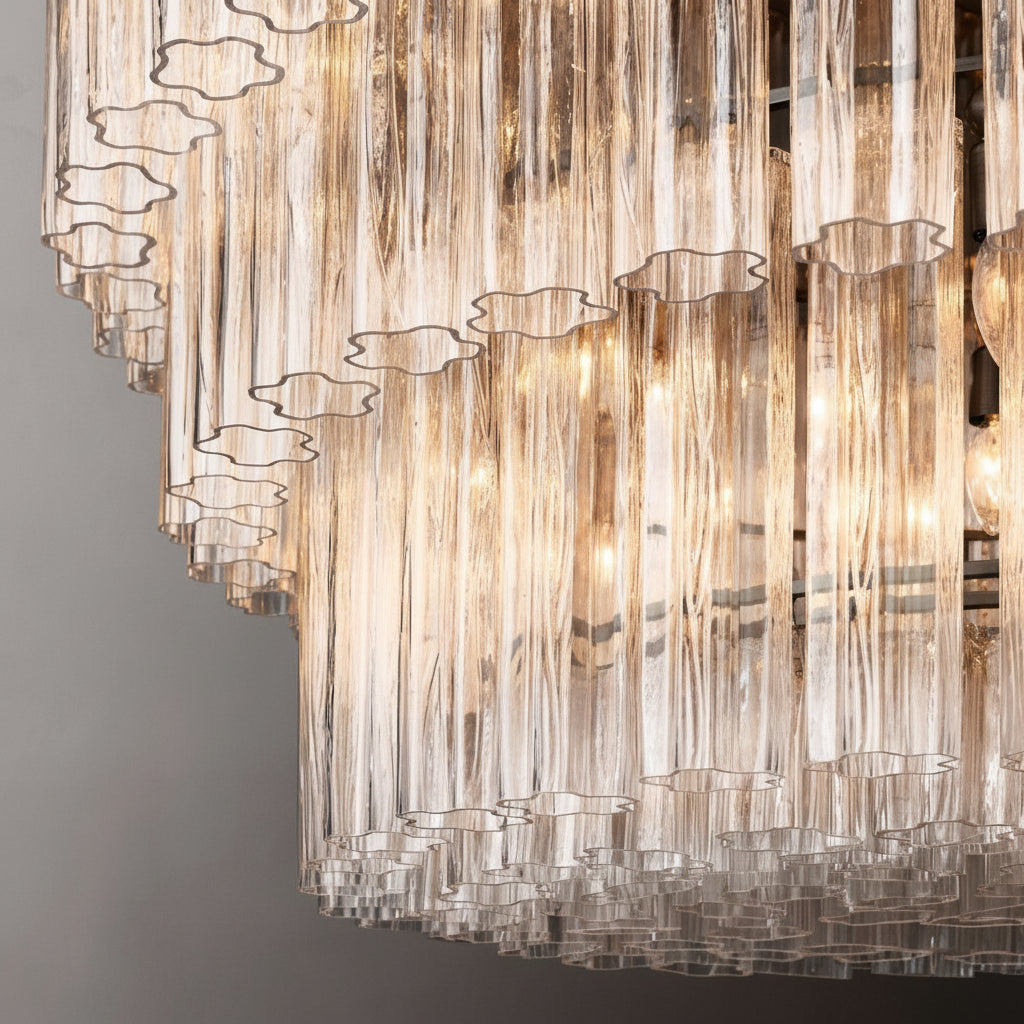 Chelor 3-Tier Round Chandelier 48” - kimoylights