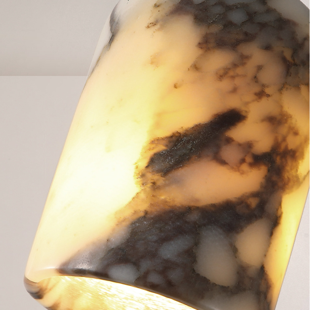Lionel Bell-Shaped Marble Pendant