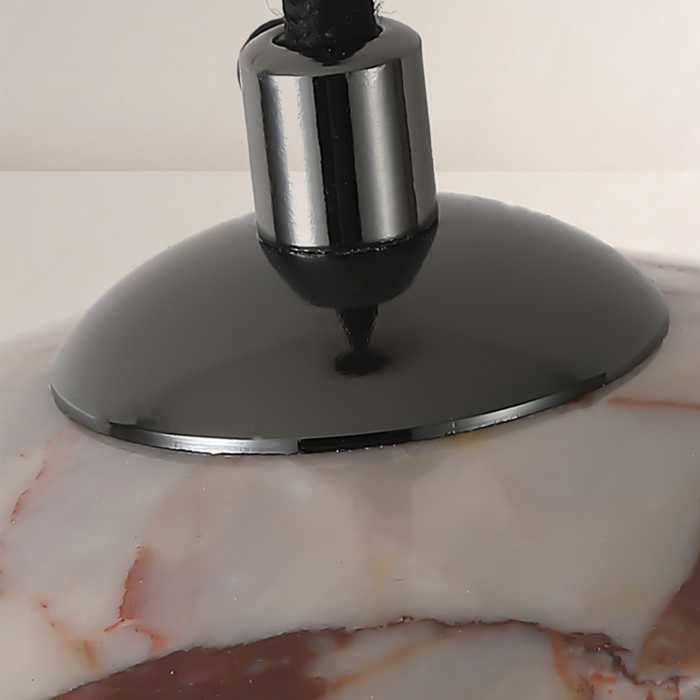 Lionel Dome-Shade Marble Pendant(1/3-Head)