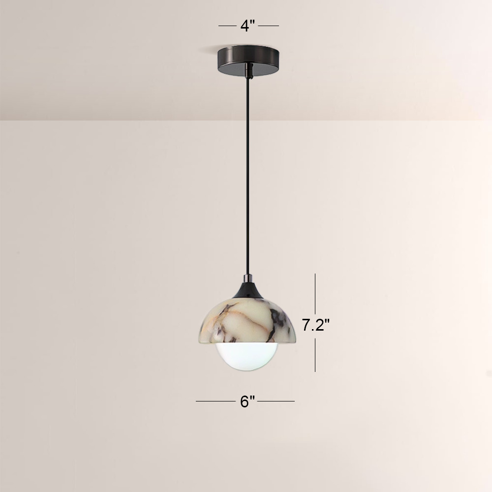 Lionel Dome-Wrap Globe Pendant