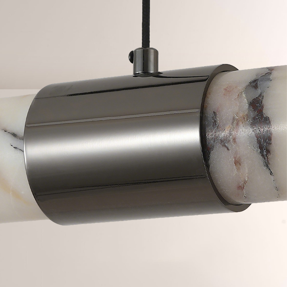 Lionel Linear Marble Chandelier
