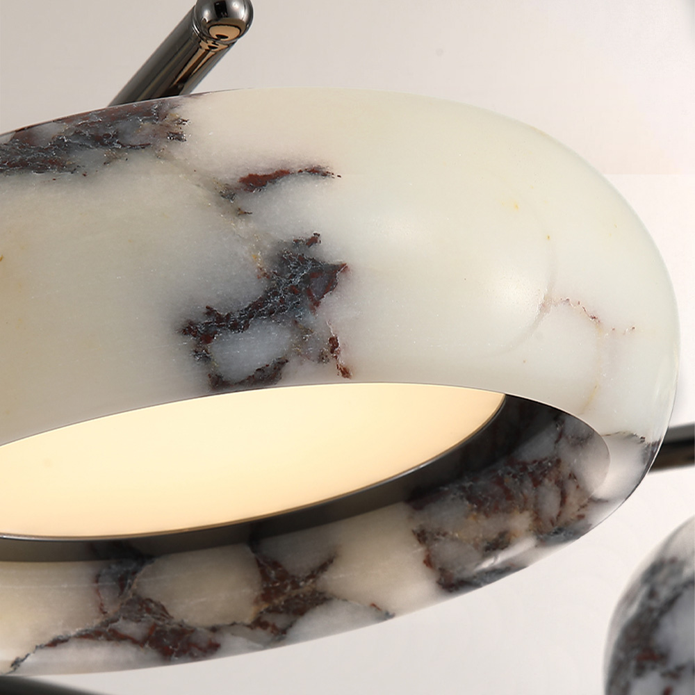 Lionel Multi-Ring Marble Chandelier