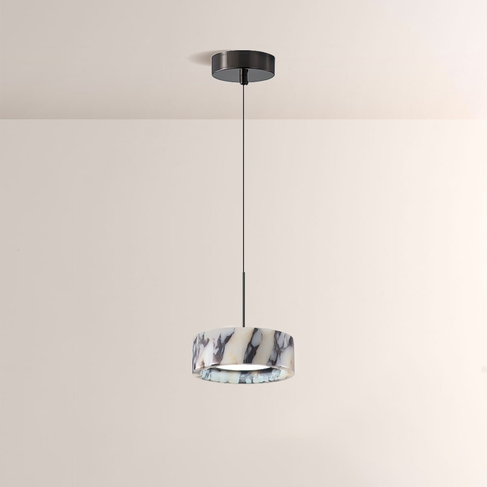 Lionel Ring-Shade Marble Pendant